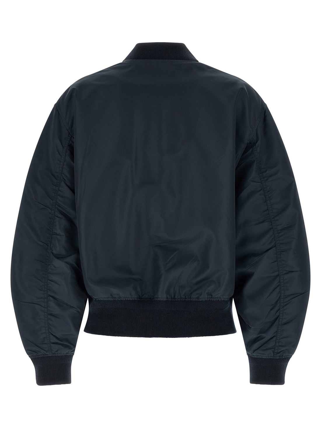 PRADA - Twill bomber jacket Blue 36 IT