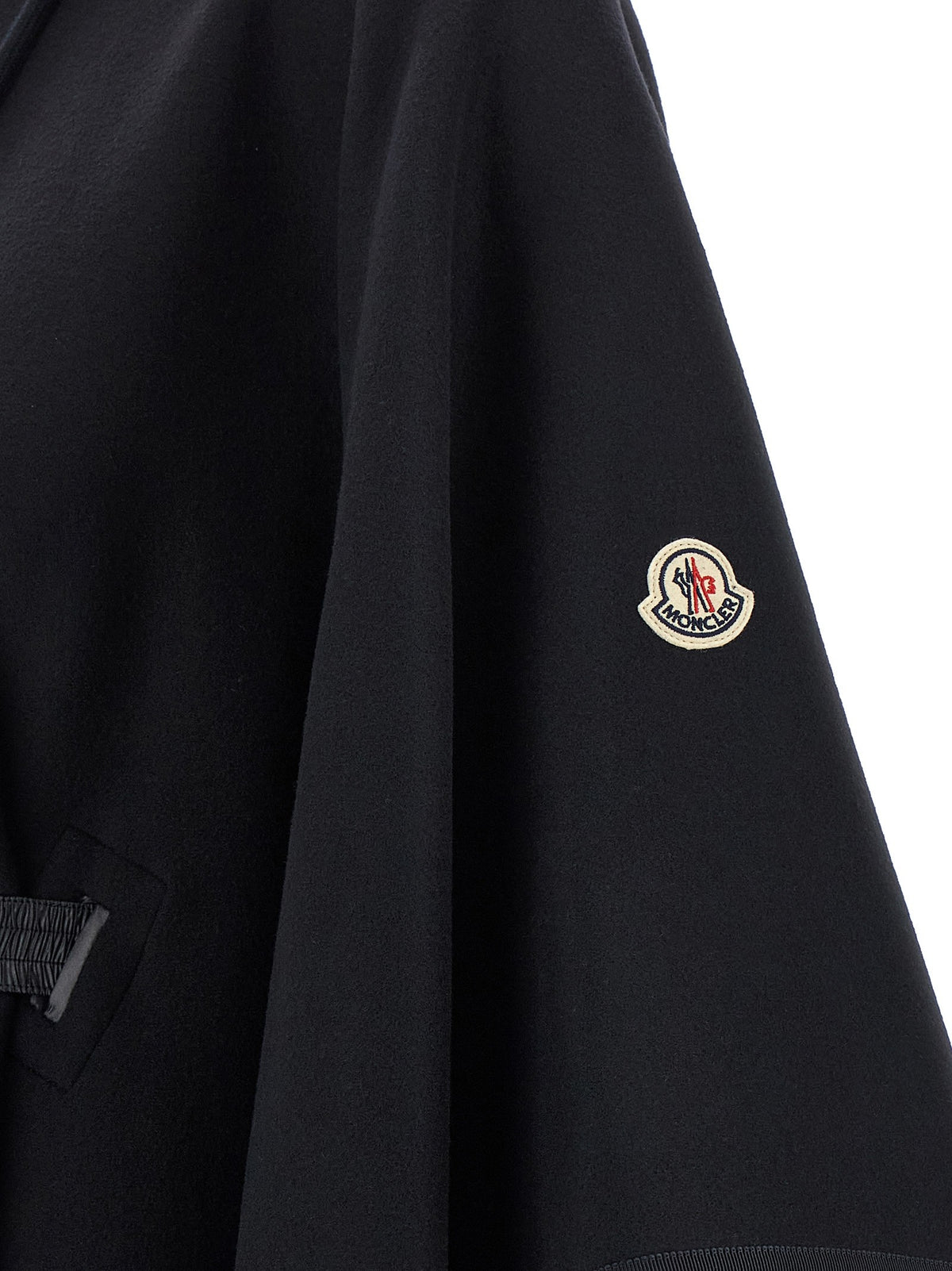 Moncler - Two-material cape