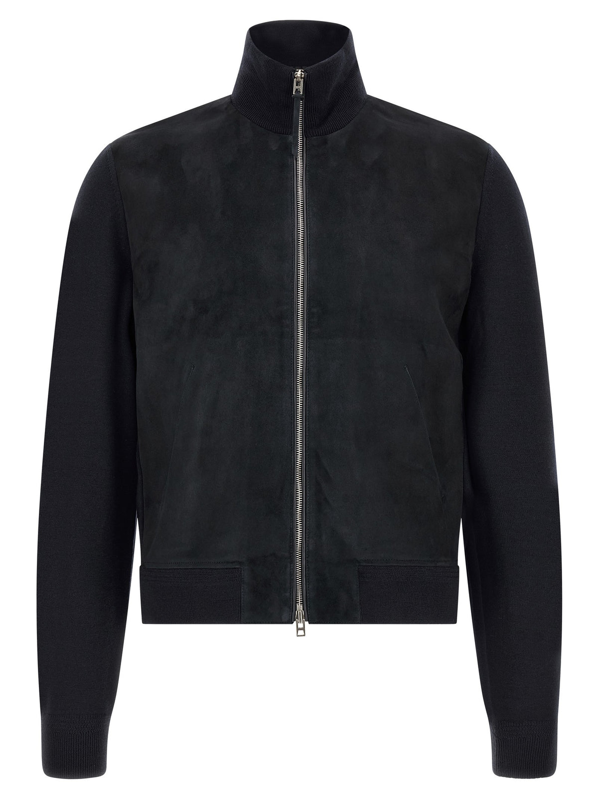 TOM FORD - Two-material cardigan