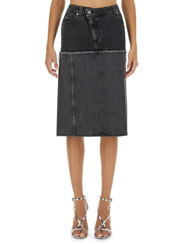 Alexander Mcqueen - TWO-TONE DENIM SKIRT two-tone-denim-skirt_27ee6af3-6157-4d2e-b0a4-bb47bef65037
