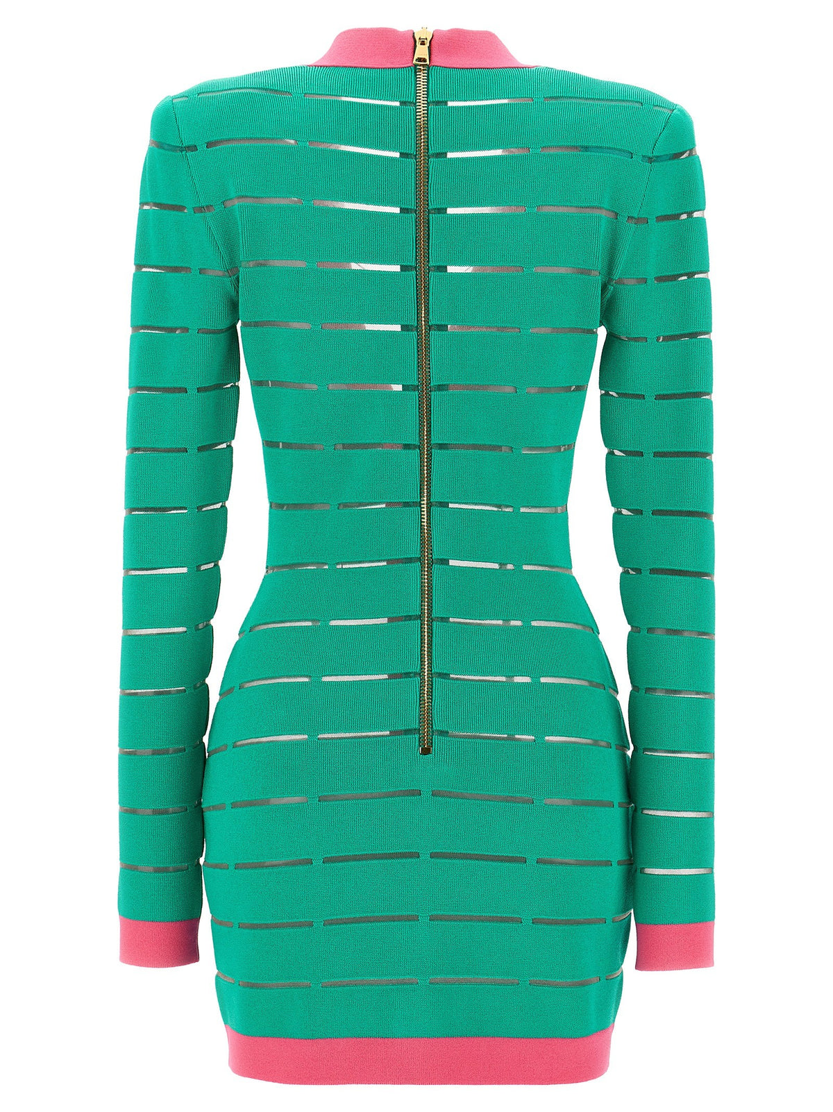 Balmain - Two-tone knit dress