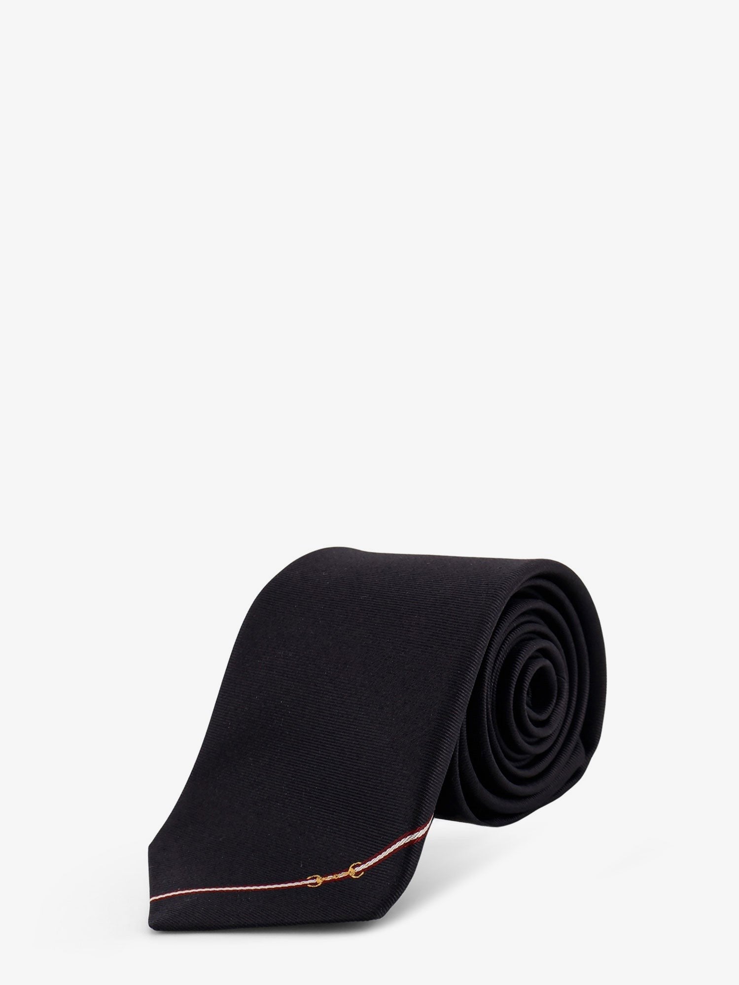 Underbit silk tie
