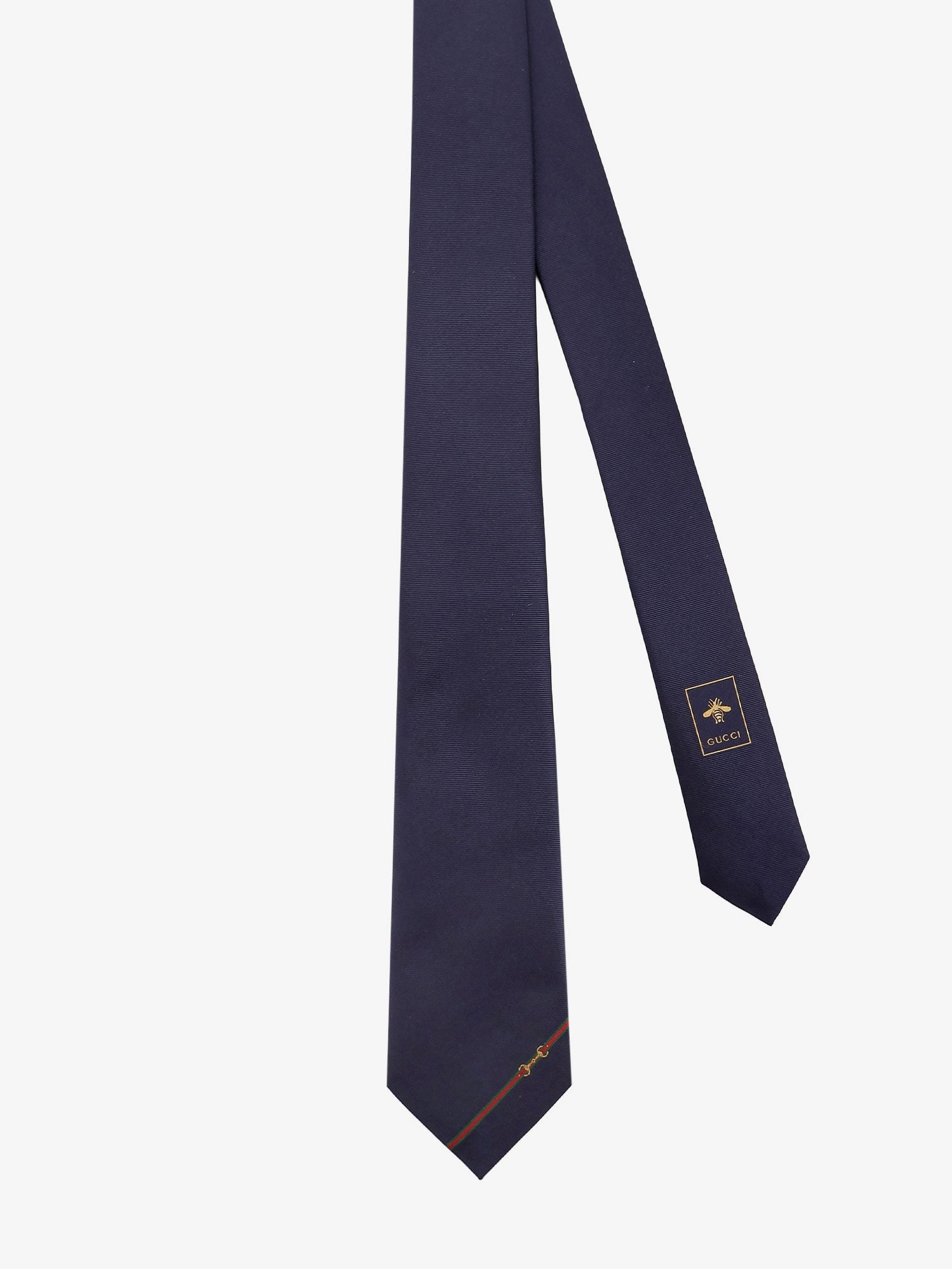 Underbit silk tie