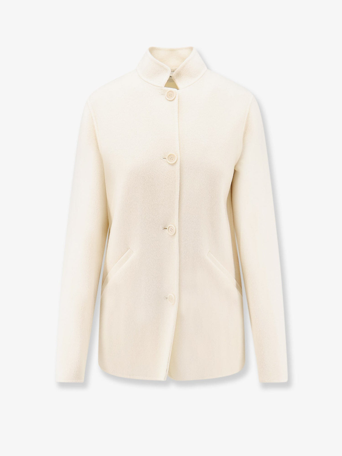 ASPESI - Unlined wool coat Cream