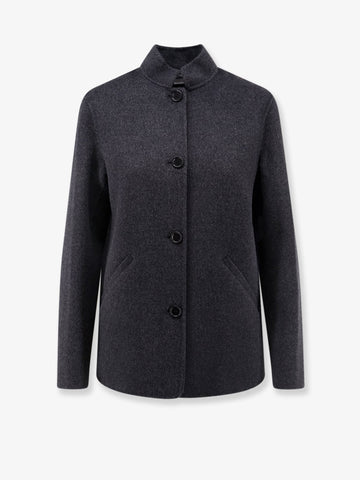 ASPESI - Unlined wool jacket CHARCOAL 44