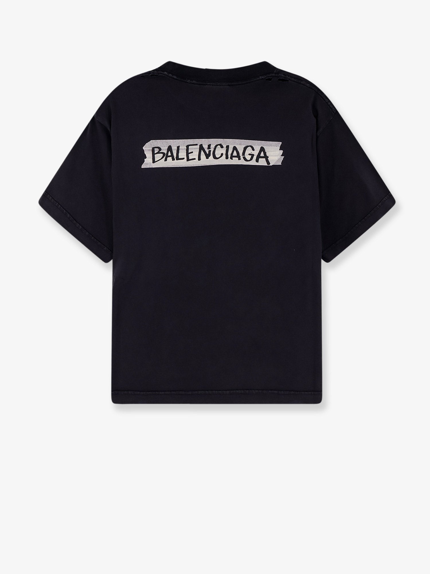 Balenciaga Balenciaga - Used effect cotton t-shirt
