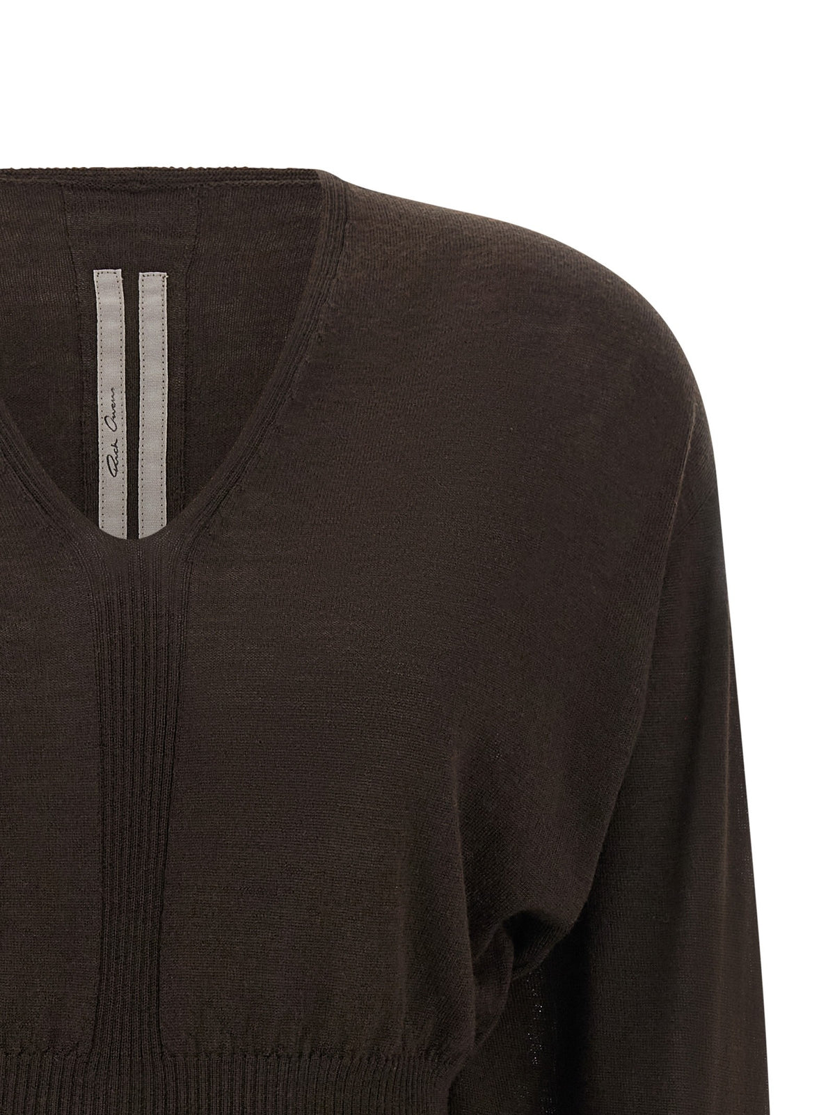 RICK OWENS - 'V Cropped' top