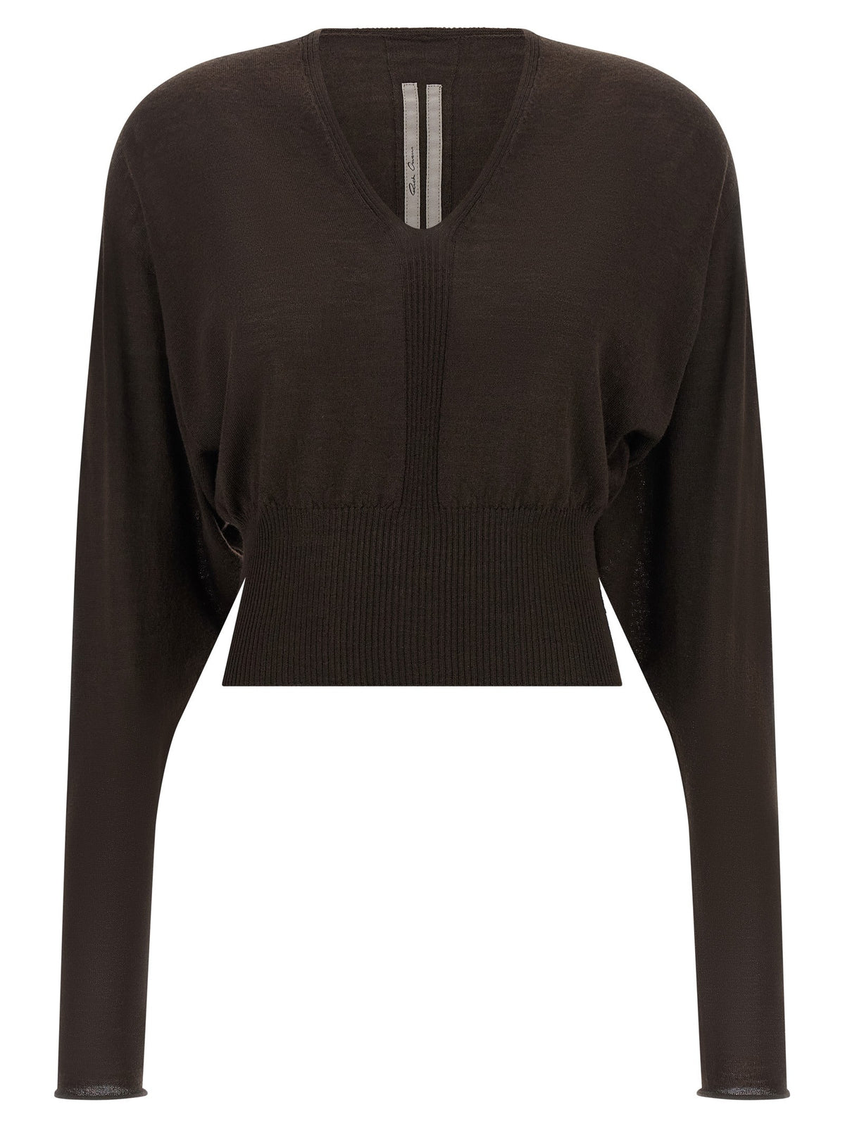 RICK OWENS - 'V Cropped' top