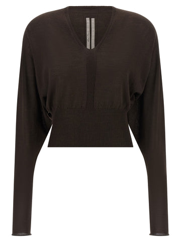 RICK OWENS - 'V Cropped' top
