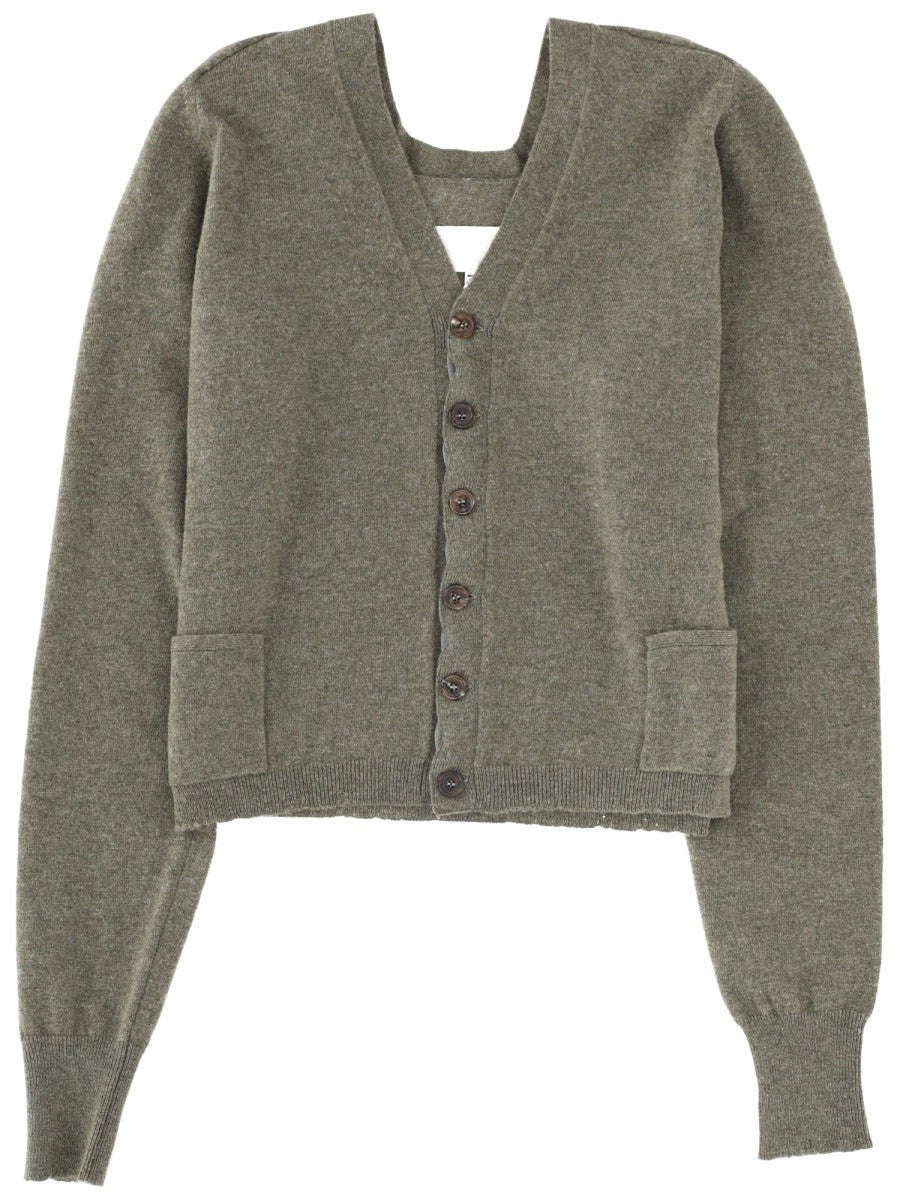 Maison Margiela - V-NECK CARDIGAN v-neck-cardigan_b8080b21-12b4-4f1a-a30a-d685756c7149