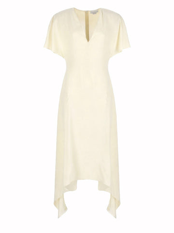 stella mccartney - V-NECK MIDI DRESS v-neck-midi-dress_fea7fe79-cd99-4cb4-930f-c0b3eb34902d