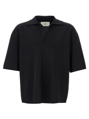 V-NECK POLO SHIRT