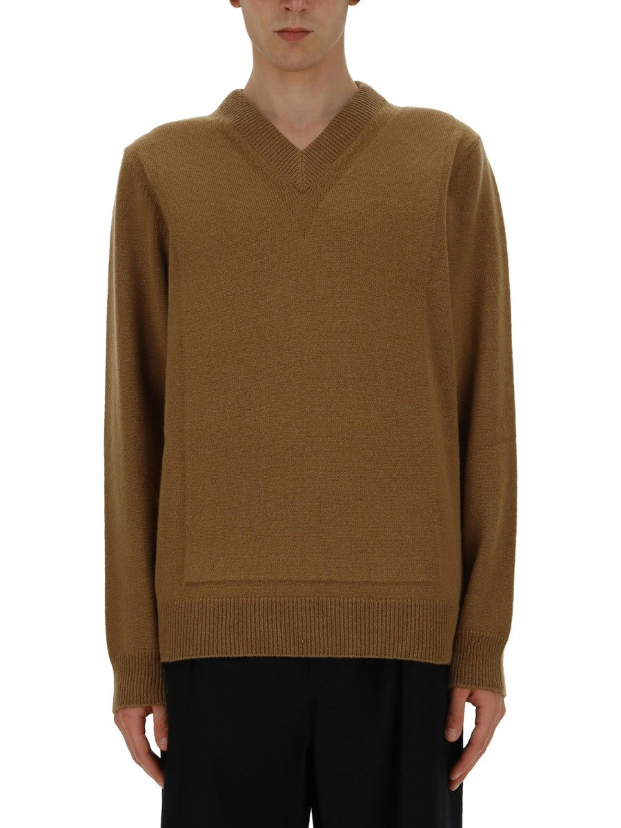 JIL SANDER - V-NECK SWEATER v-neck-sweater_3f63db76-ea97-482f-b00d-e53830d78da6