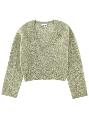 GANNI - V-NECK SWEATER v-neck-sweater_6f8ba673-6bf8-4f07-bc43-bd273b80db89