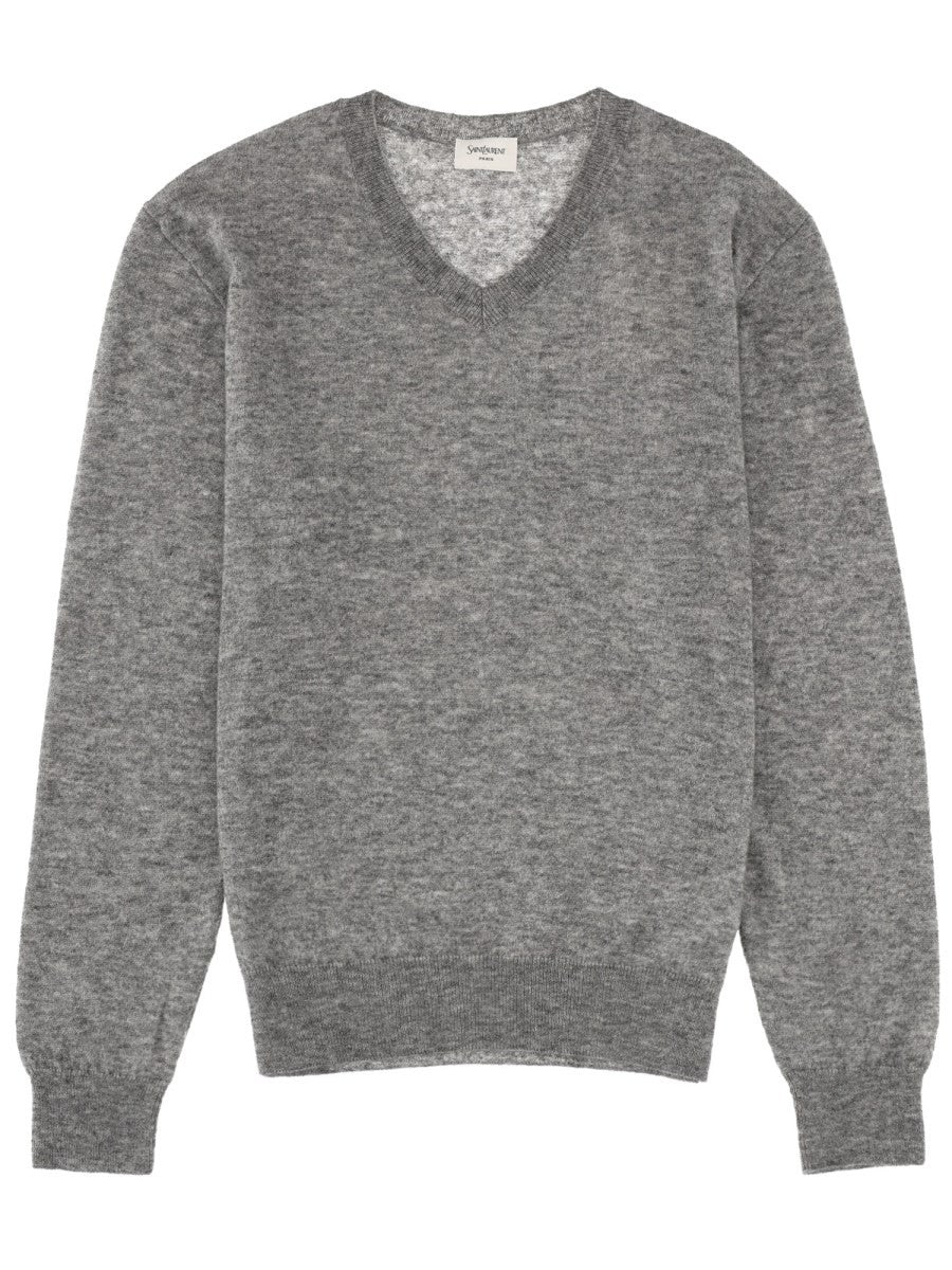 Saint Laurent - V-NECK SWEATER v-neck-sweater_818c029d-8652-44b3-a8d5-7b07060daa18