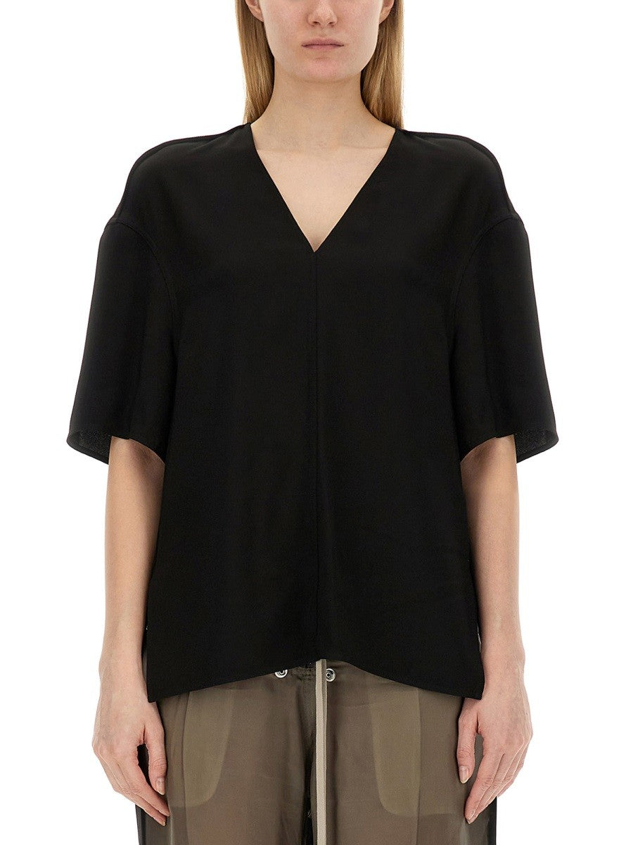 RICK OWENS - V-NECK T-SHIRT v-neck-t-shirt_3f143fde-22ca-455d-825d-fb84a5162138