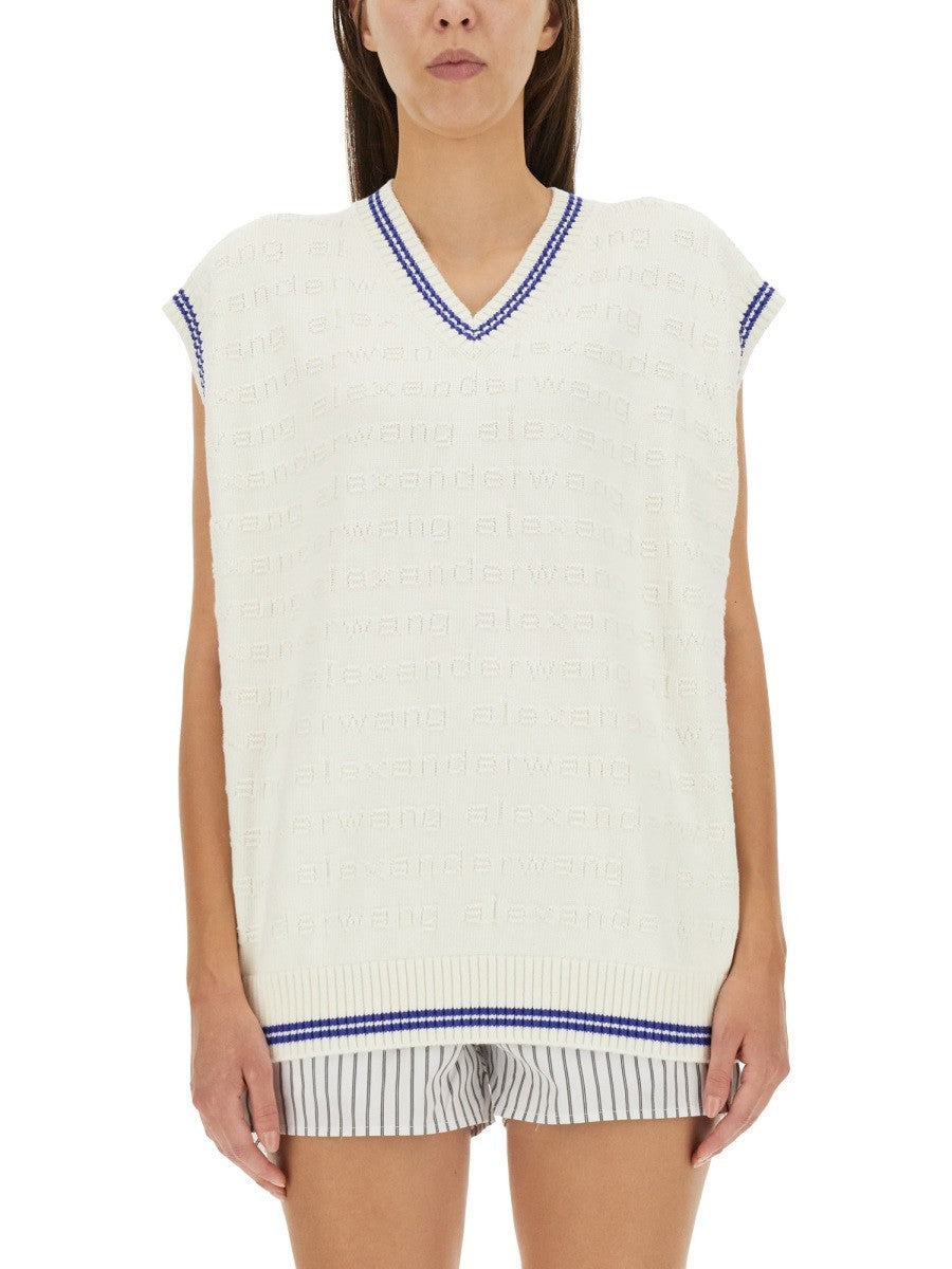 Alexander Wang - V-NECK VEST v-neck-vest_eafbff1f-3012-4516-a7b2-9407ea17d86f