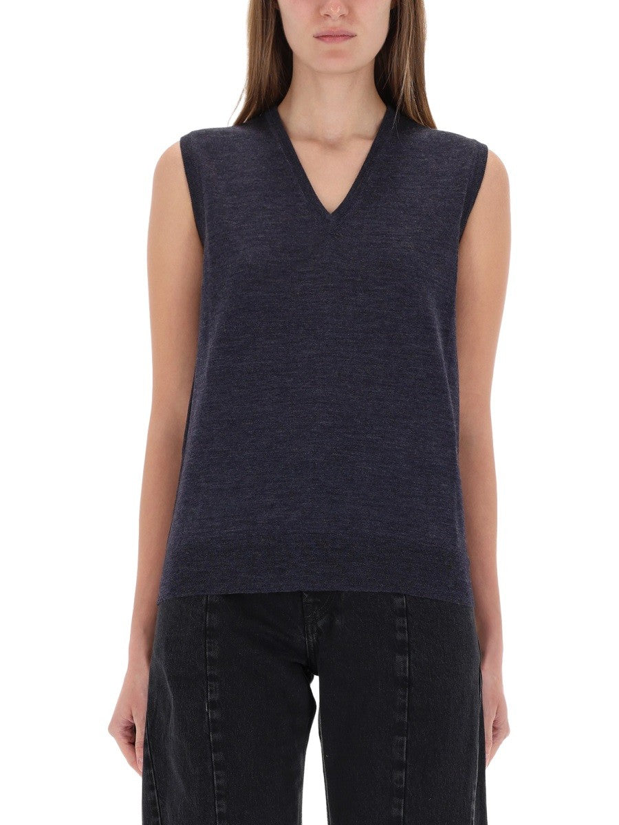 Maison Margiela - V-NECK VEST v-neck-vest_f7e5b883-5352-4b15-bcdb-f63f46832b48