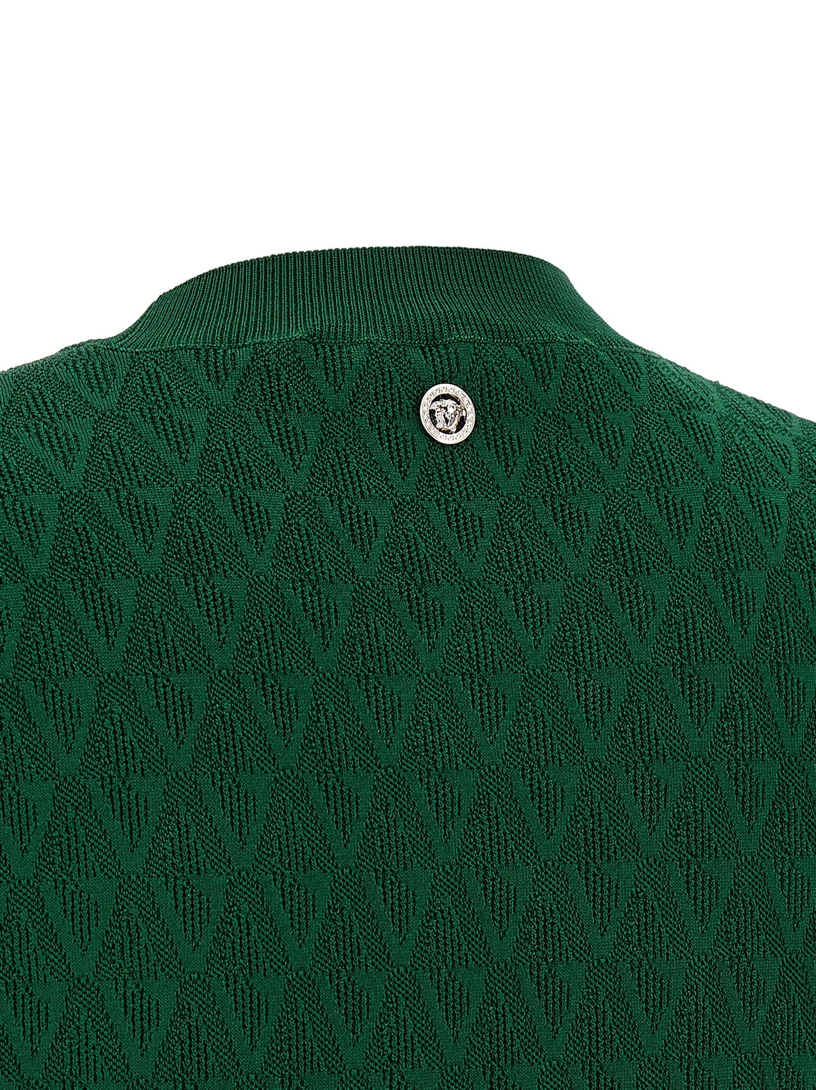 Versace - V-pattern T-shirt
