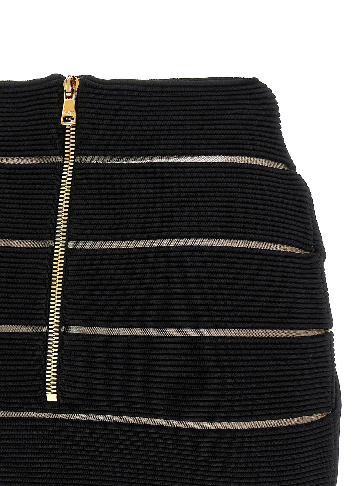Balmain - V-shaped waist skirt