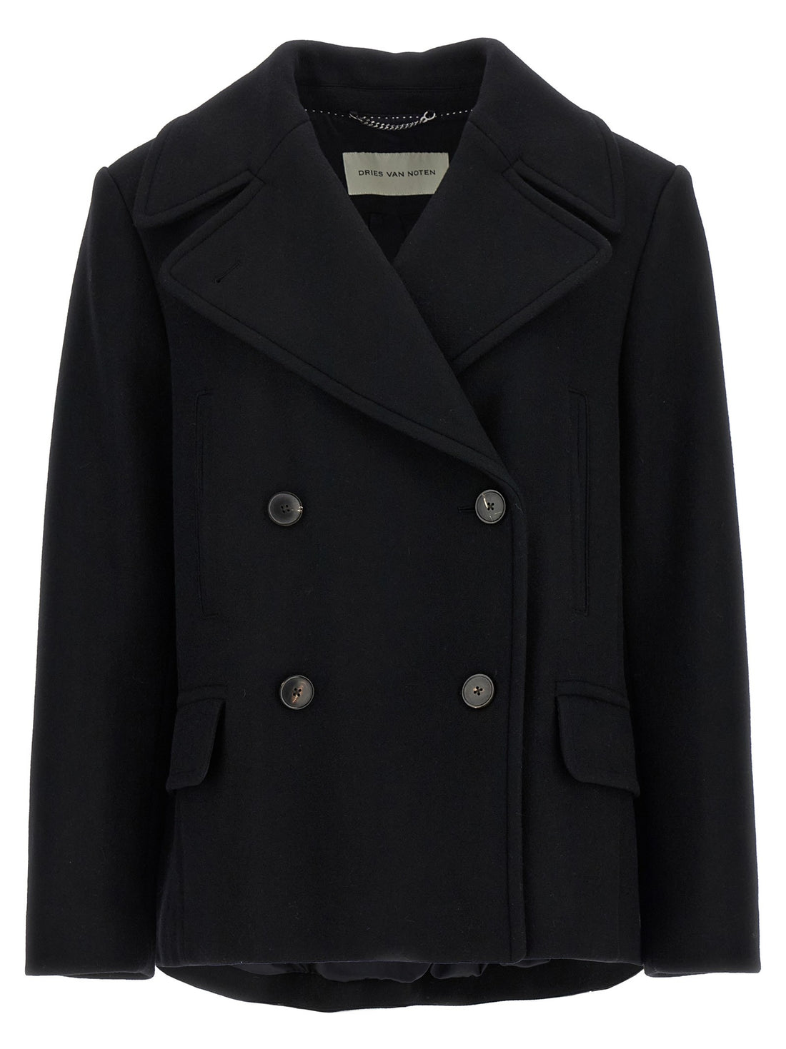 Dries Van Noten - 'Vafel' wool blend coat vafel-coat_af2dd5db-d706-4942-8c12-418923d5dc97