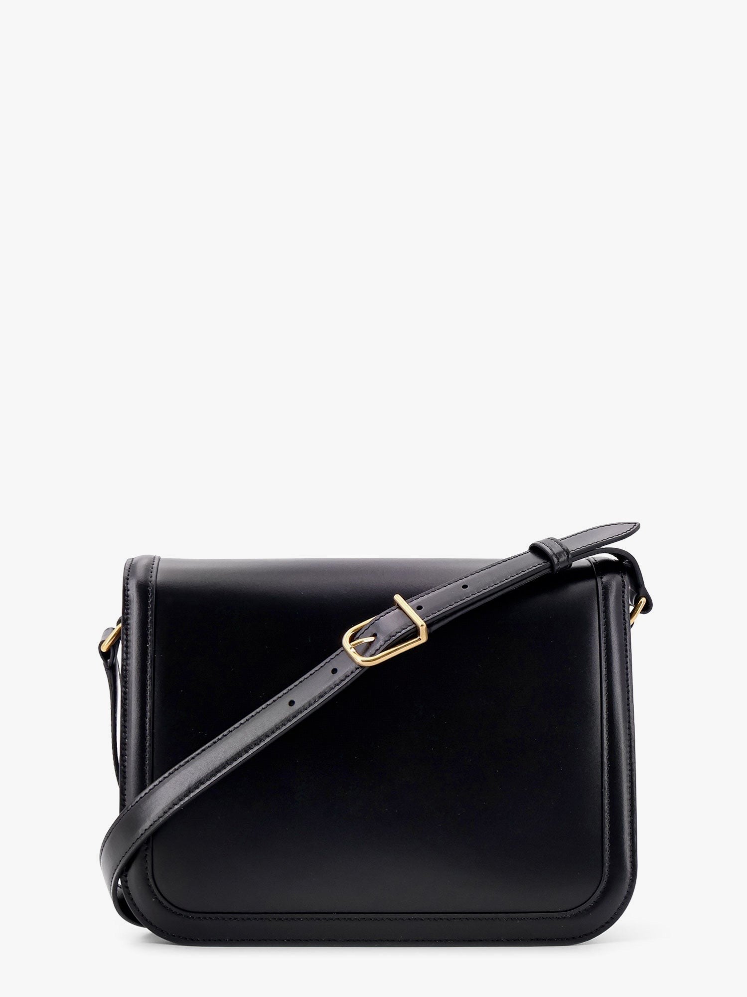 Valentino Garavani - Valentino garavani 9to5 leather shoulder bag with vlogo signature closure