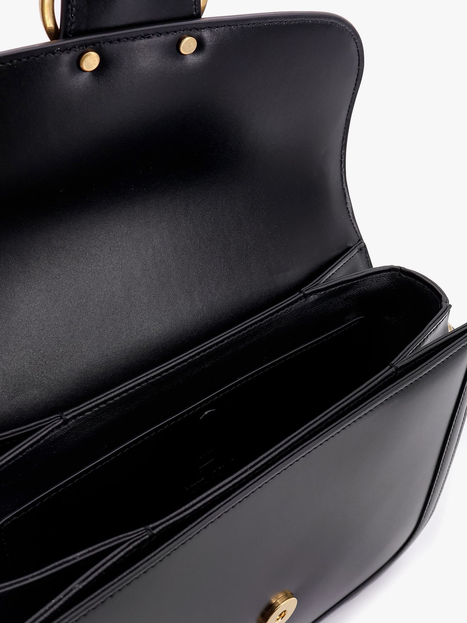 Valentino Garavani - Valentino garavani 9to5 leather shoulder bag with vlogo signature closure