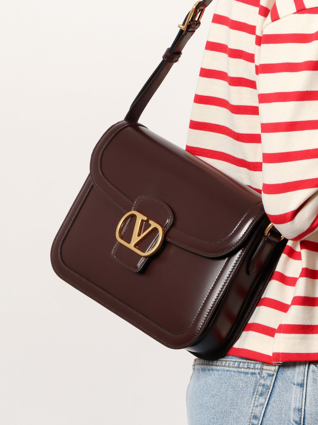 Valentino garavani 9TO5 leather shoulder bag