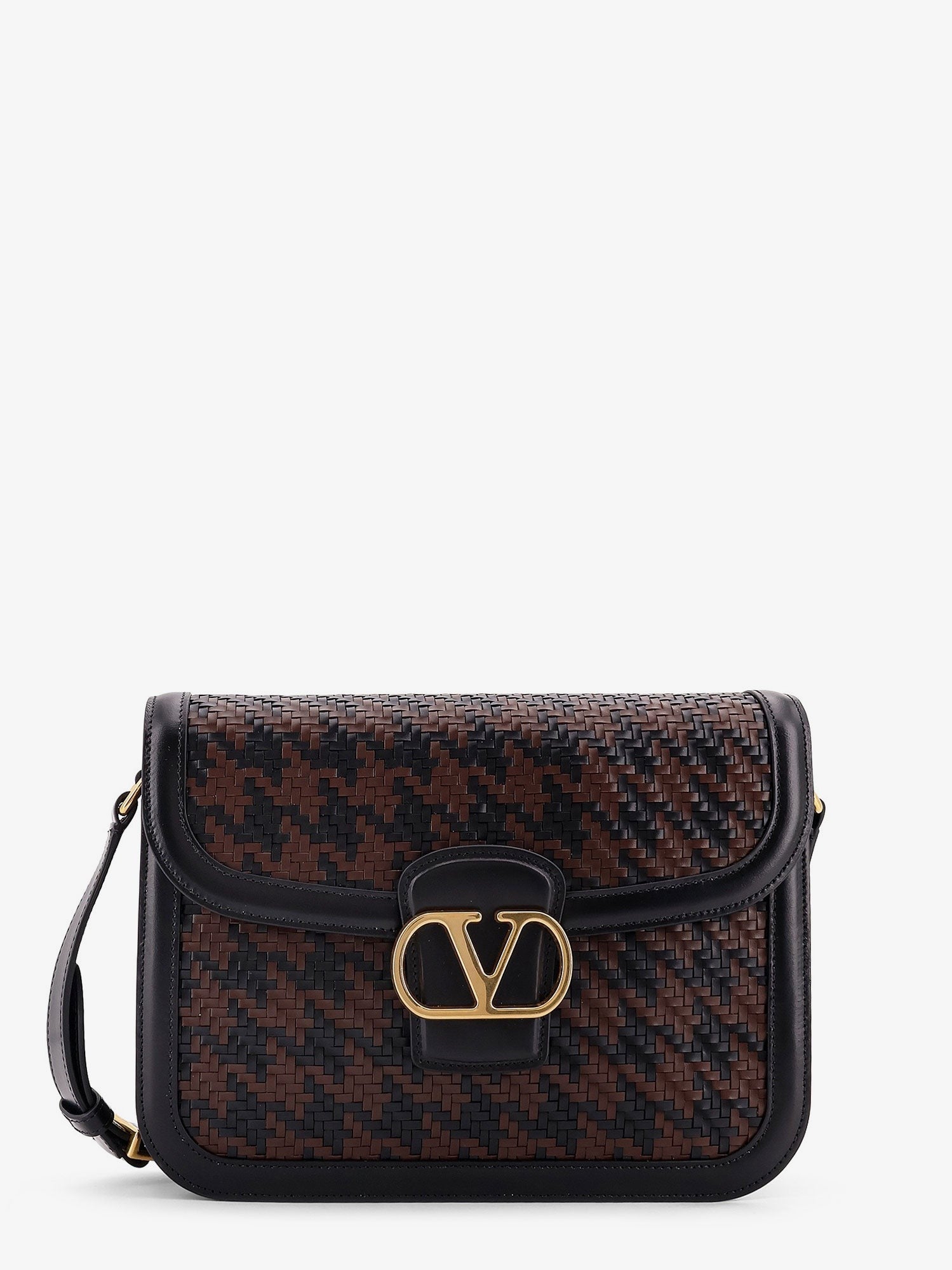 Valentino Garavani 9TO5 woven leather shoulder bag