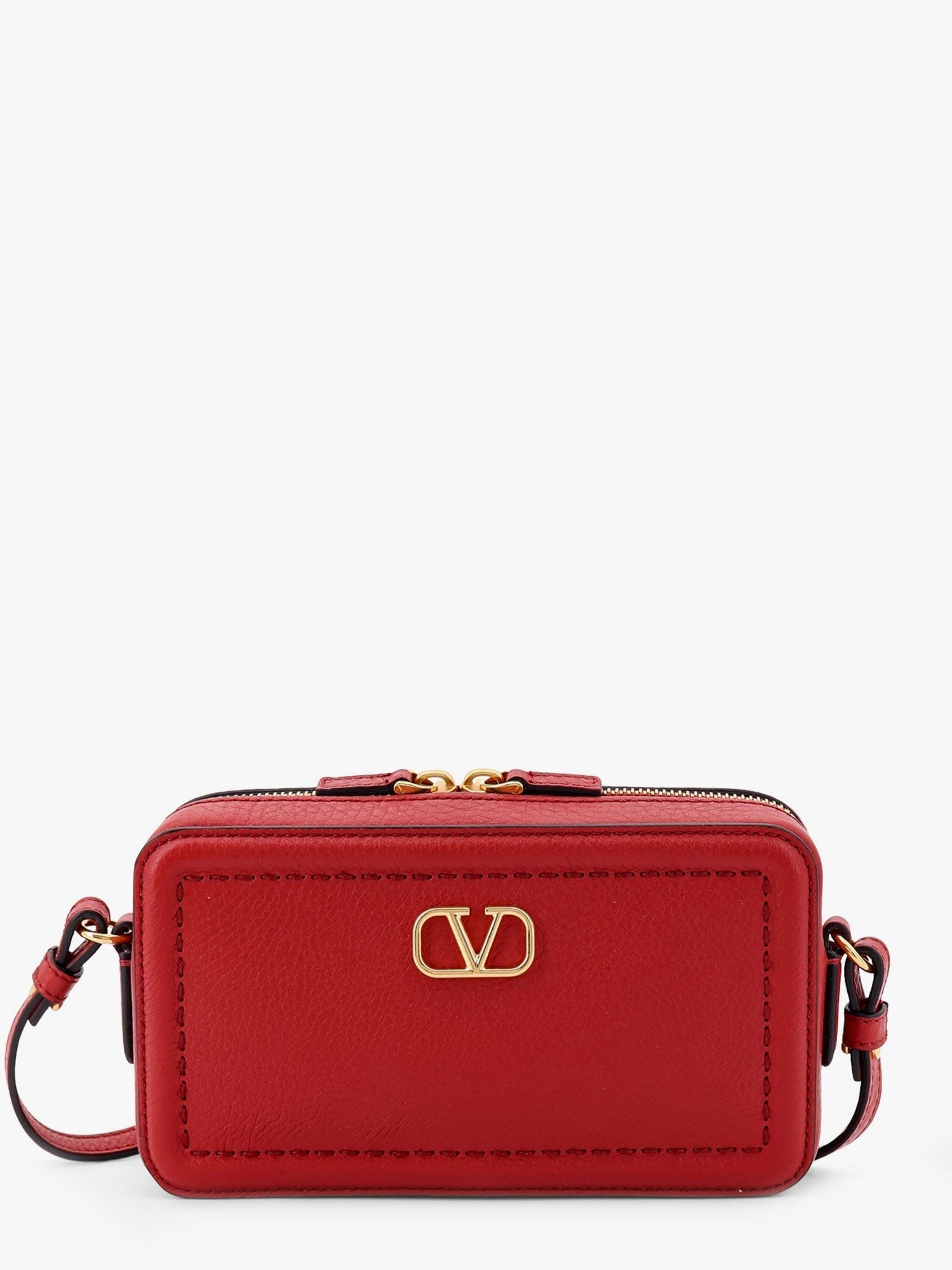Valentino garavani alltime leather shoulder bag with vlogo signature detail