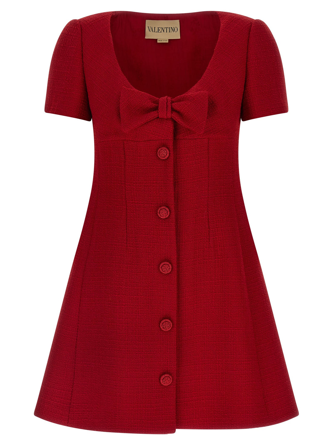 Valentino Garavani - Valentino Garavani bow dress Red 42 IT