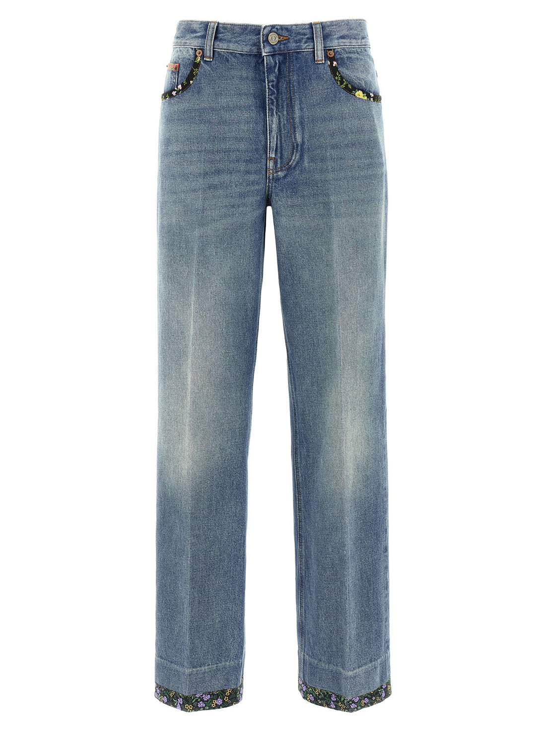 Valentino Garavani - Valentino Garavani floral jeans Blue 28