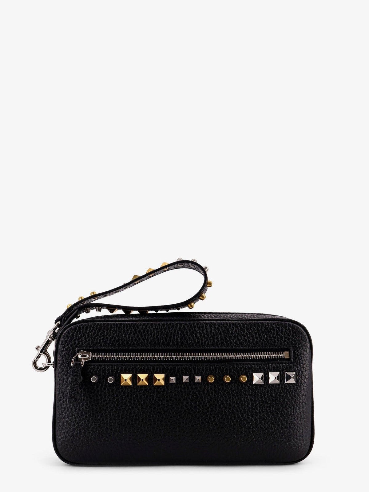 Valentino Garavani - Leather clutch Nero UNI