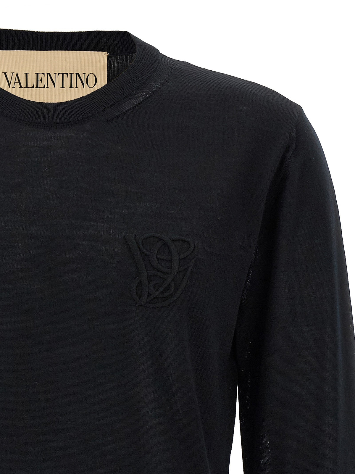 Valentino Garavani - Valentino Garavani logo embroidery sweater
