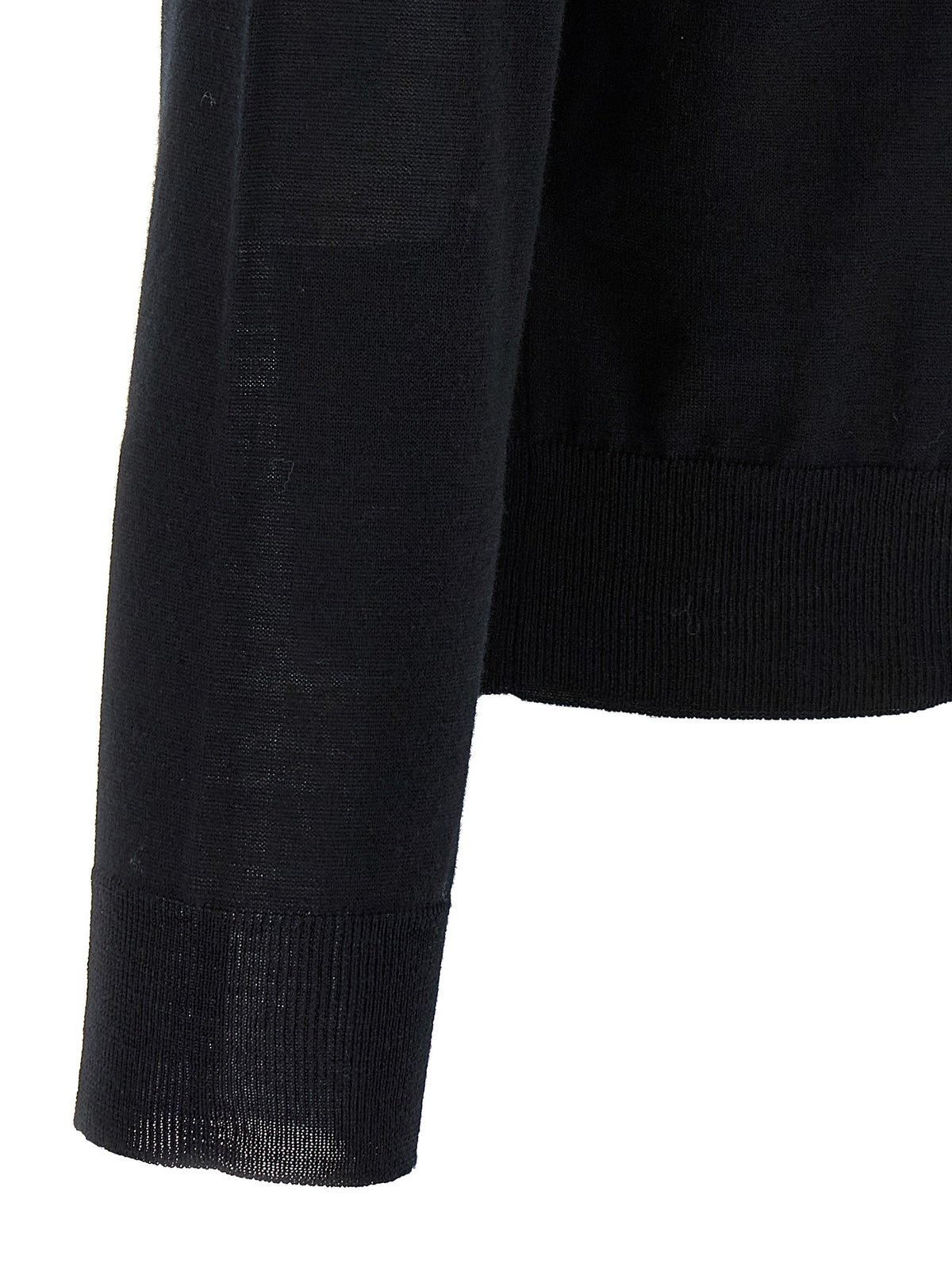 Valentino Garavani - Valentino Garavani logo embroidery sweater