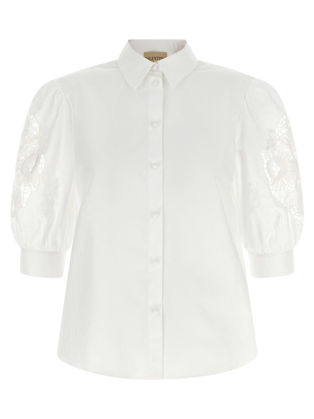 Valentino Garavani - Valentino Garavani macramé insert shirt
