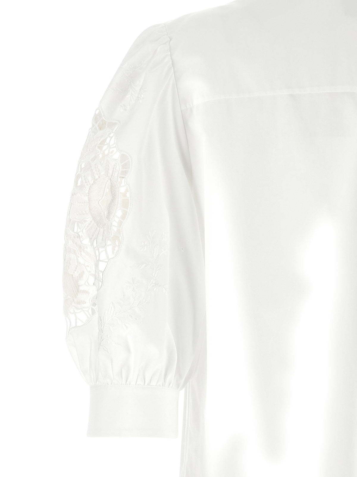 Valentino Garavani - Valentino Garavani macramé insert shirt