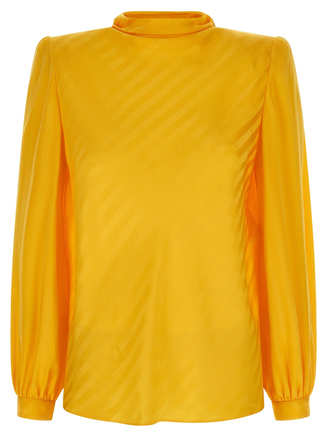 Valentino Garavani - 'Mossi' Silk Shirt Yellow