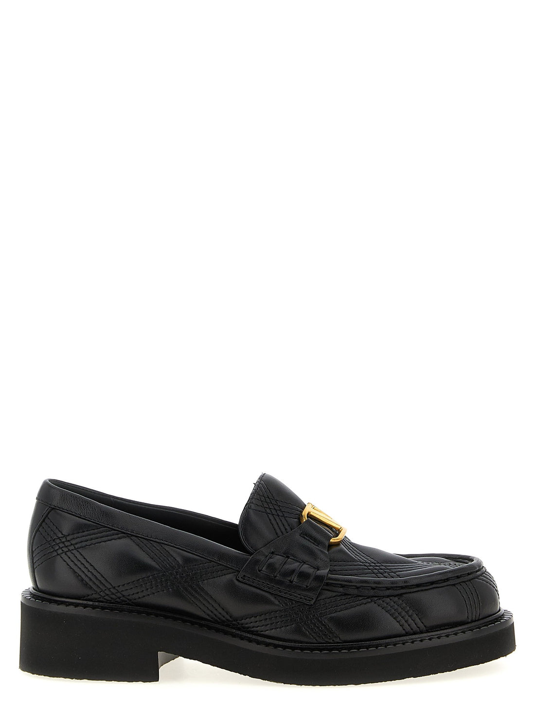 Valentino Garavani - 'Quiltie' loafers Black
