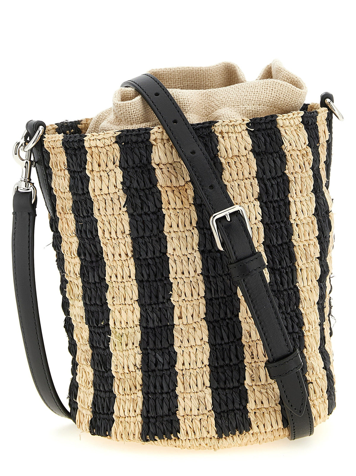 Valentino Garavani - Valentino Garavani raffia small bucket bag