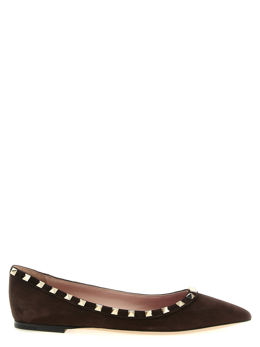 Valentino Garavani - Rockstud ballet flats Brown