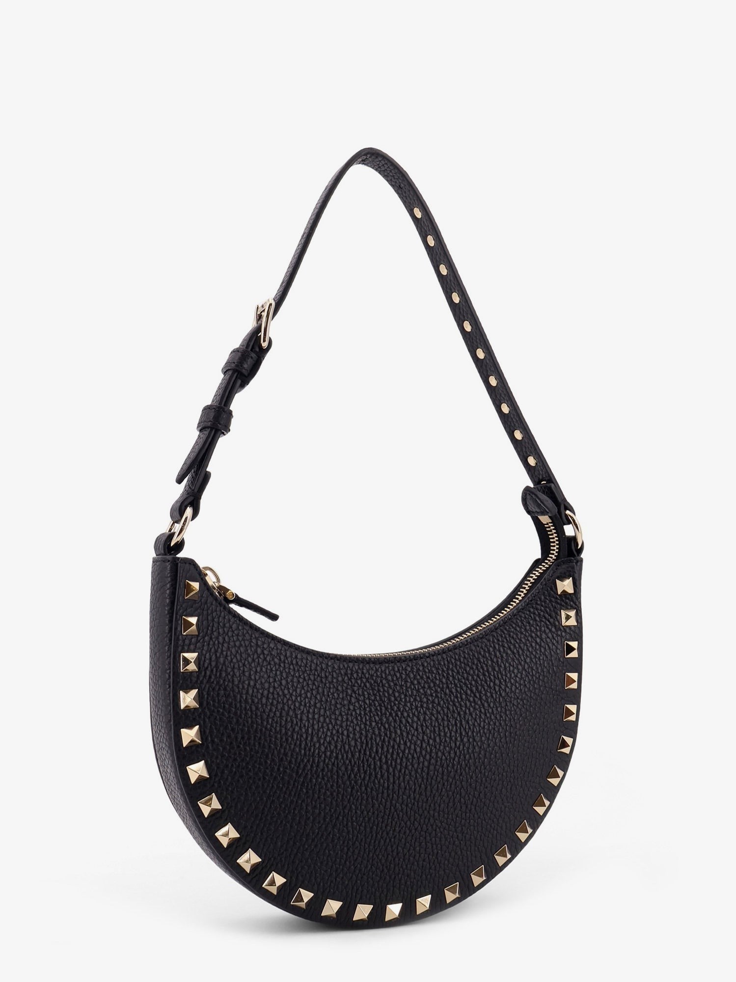 Valentino Garavani Rockstud leather mini hobo bag