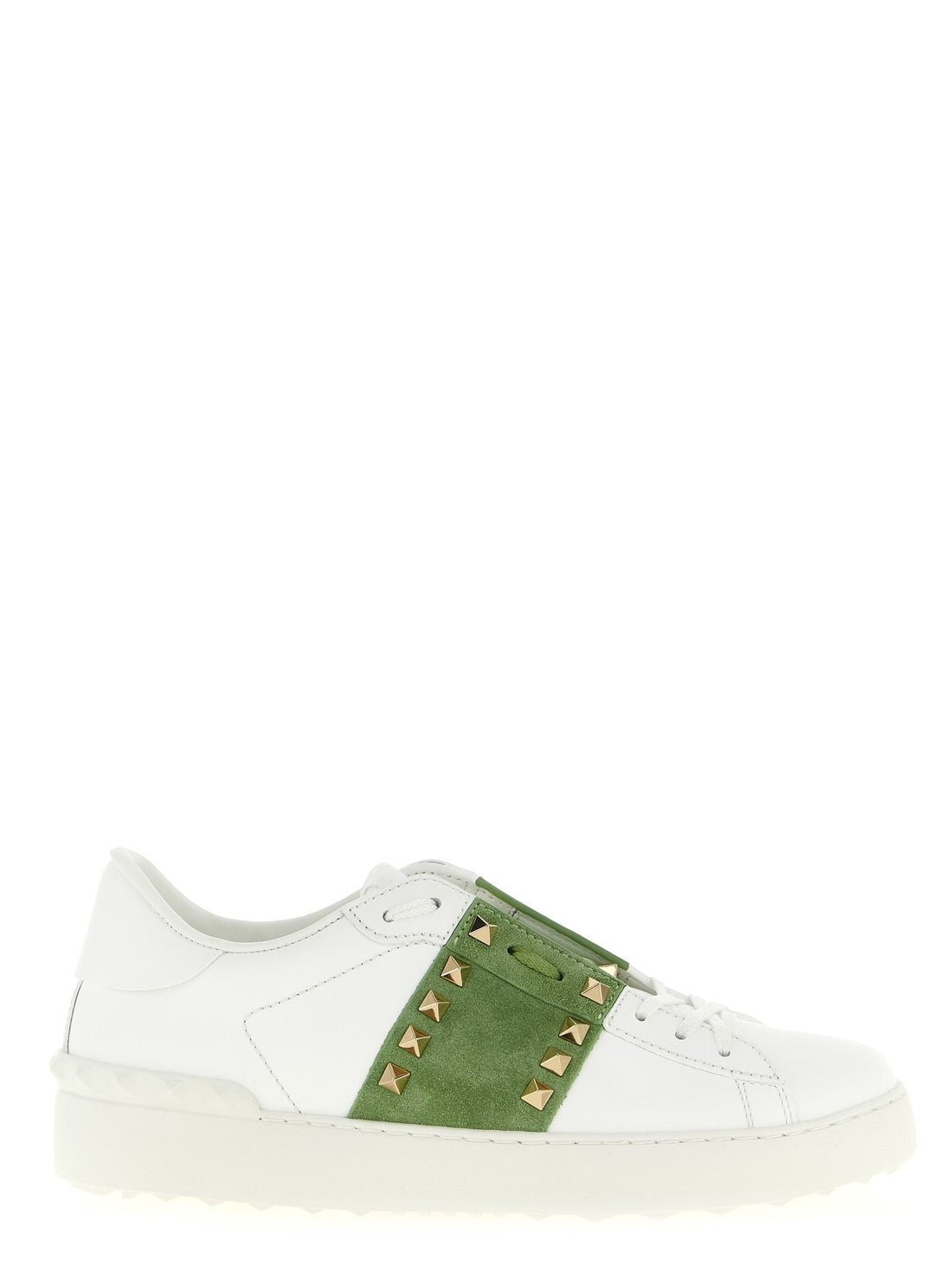 Valentino Garavani - 'Rockstud Untitled' sneakers GREEN