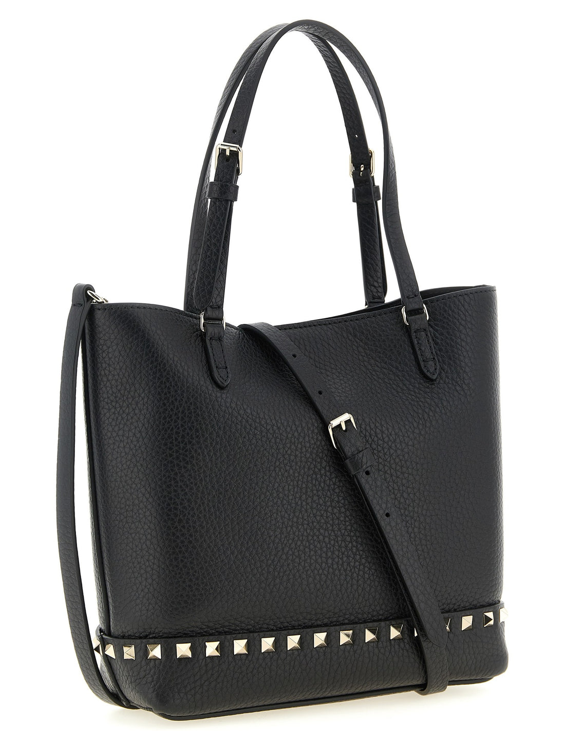 Valentino Garavani - Small Rockstud shoulder bag Black U