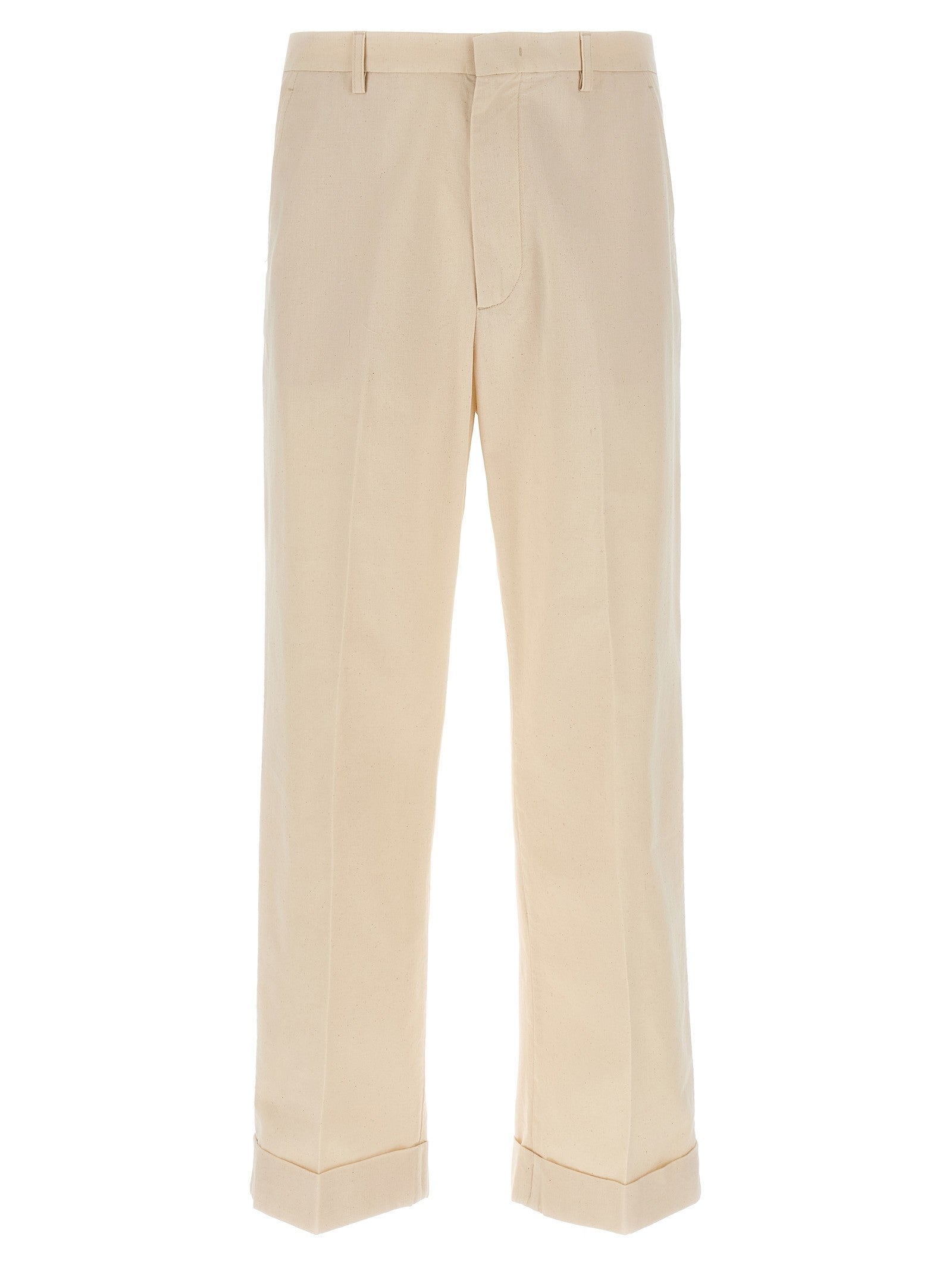 Valentino Garavani - Valentino Garavani turn-up trousers