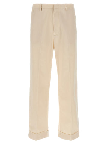 Valentino Garavani - Valentino Garavani turn-up trousers