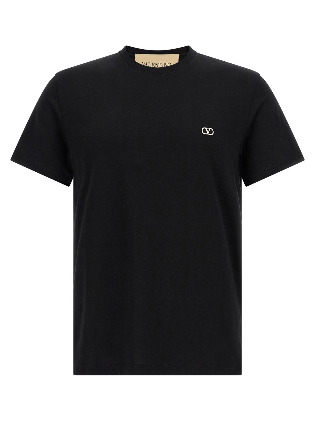 Valentino Garavani - Valentino Garavani 'VLogo' embroidery T-shirt Black