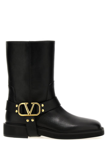 Valentino Garavani - Valentino Garavani 'VLogo Signature' ankle boots