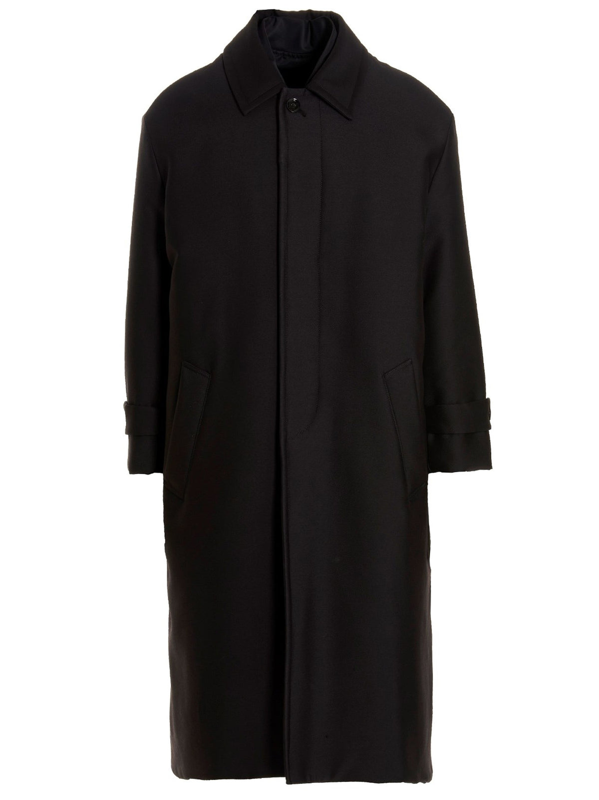 Valentino Garavani - Valentino Pink PP Collection reversible long coat