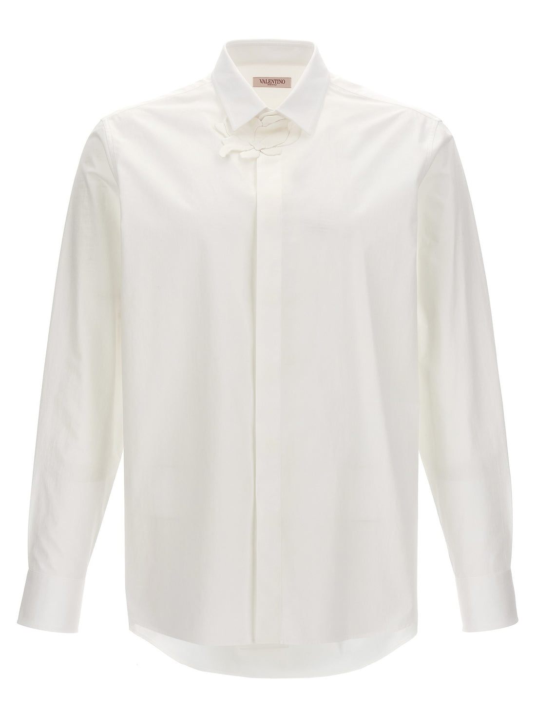 Valentino Garavani - Valentino shirt with flower patch White 39 cm